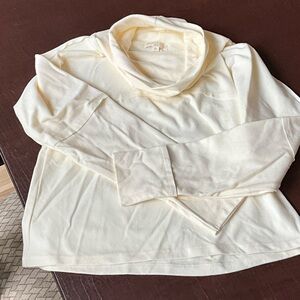 Chelsea & Violet Cream Turtleneck Top